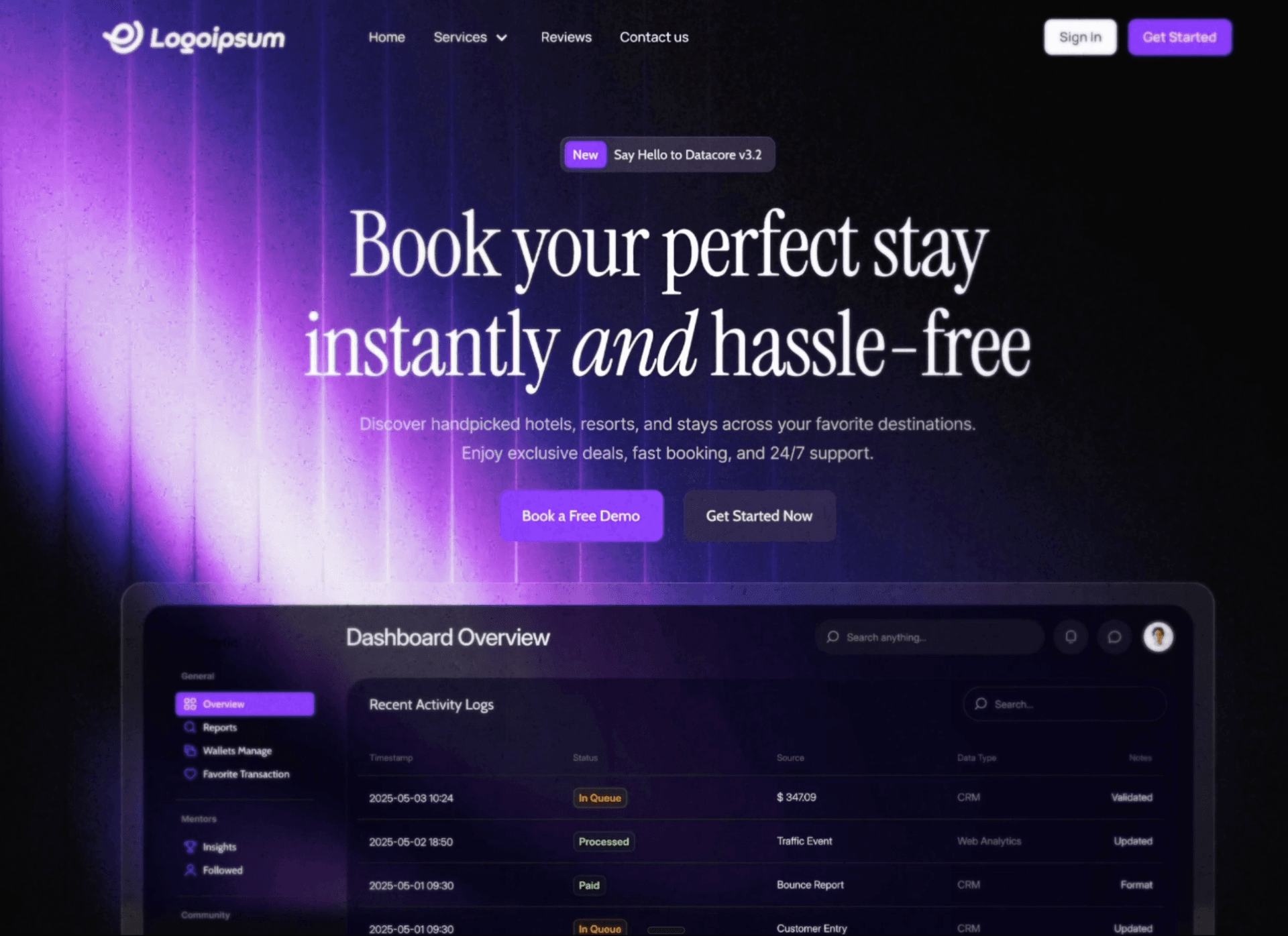 Datacore Booking